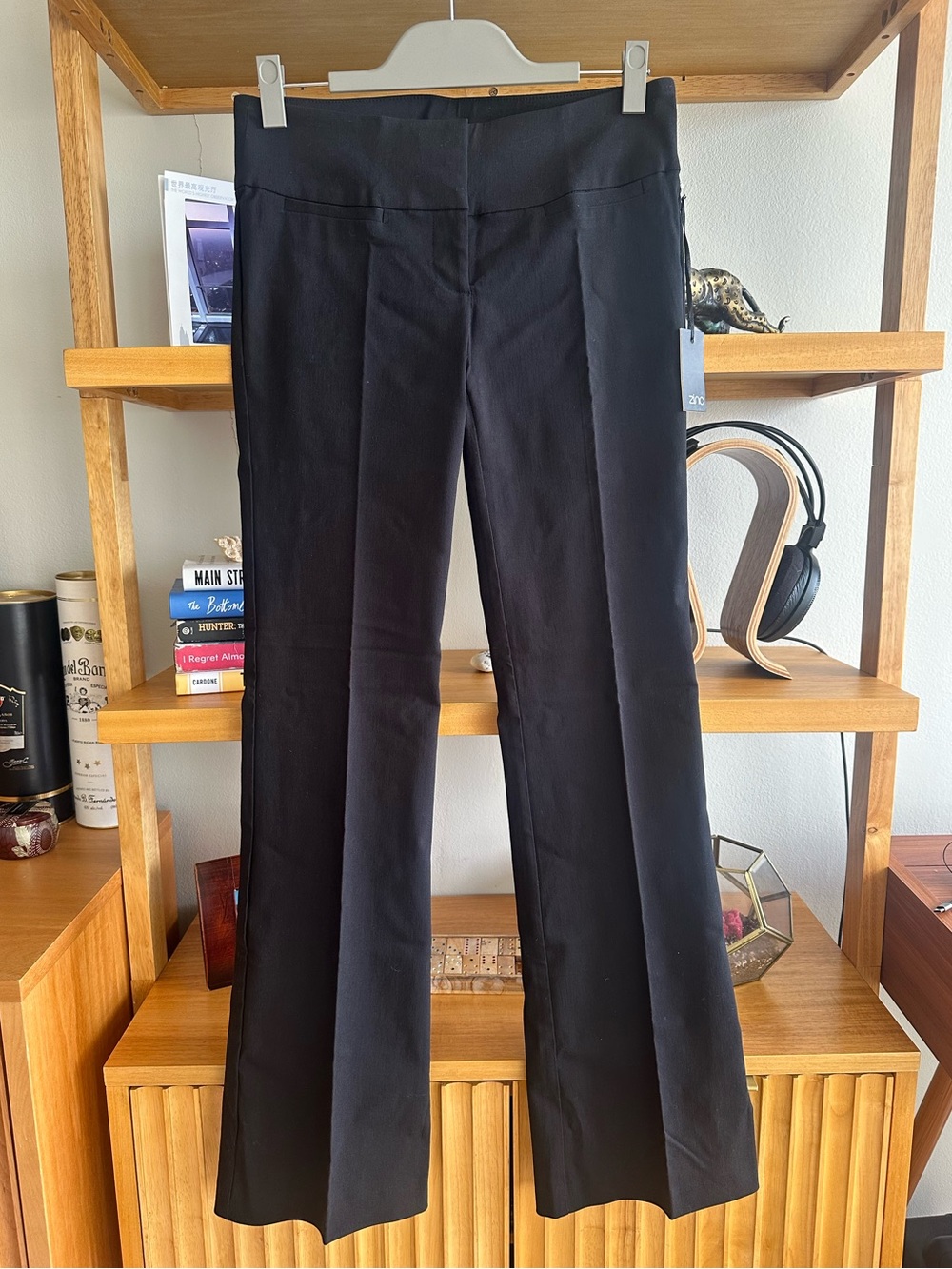 Brand New Zinc Black Boot-Cut Dress Pants - size 9/M